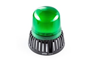 IT Serisi Yeşil 24V AC/DC Buzzerlı LED Tepe Lambası 120mm